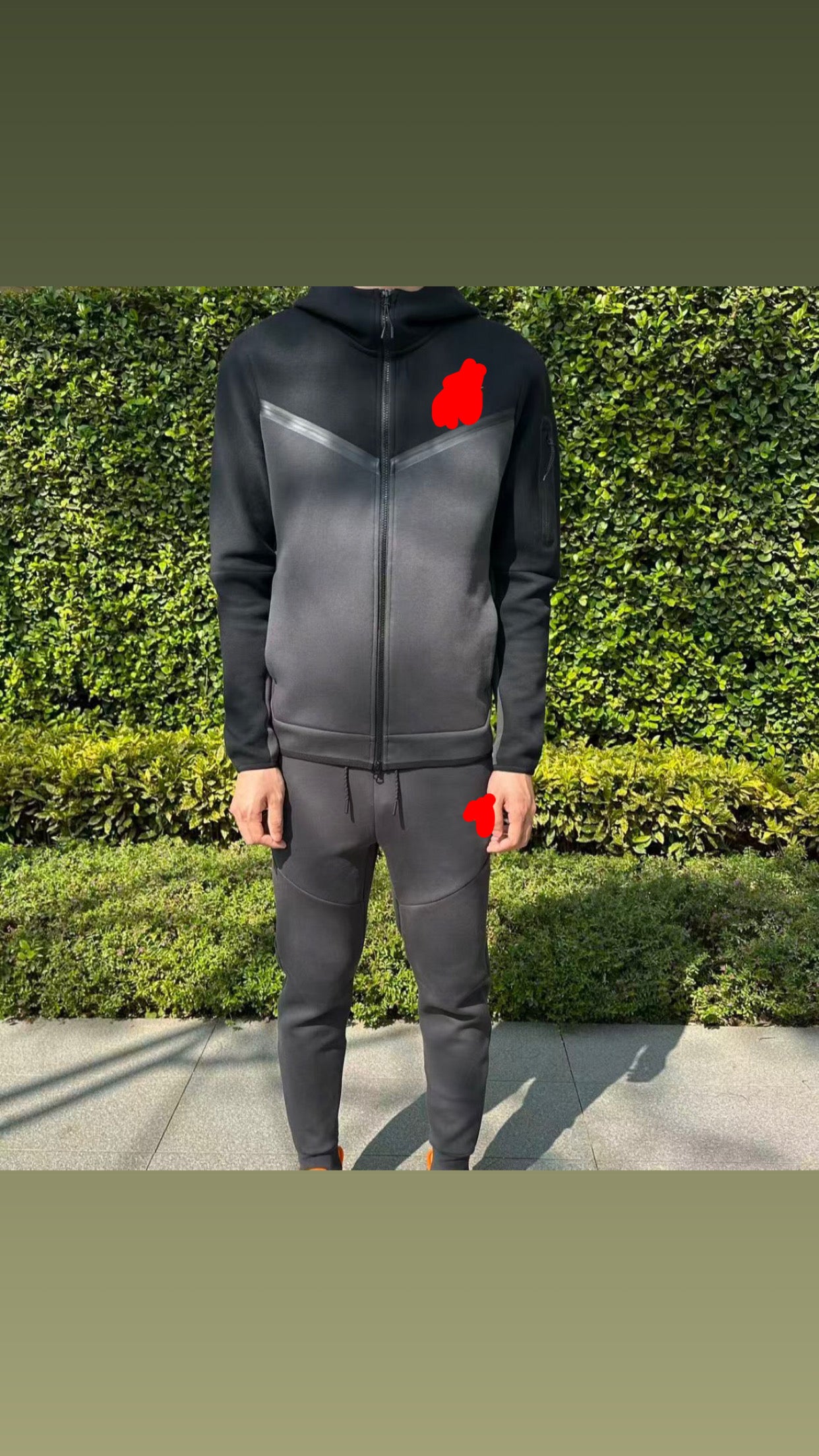 2020 black + dark gray orange label TF style
