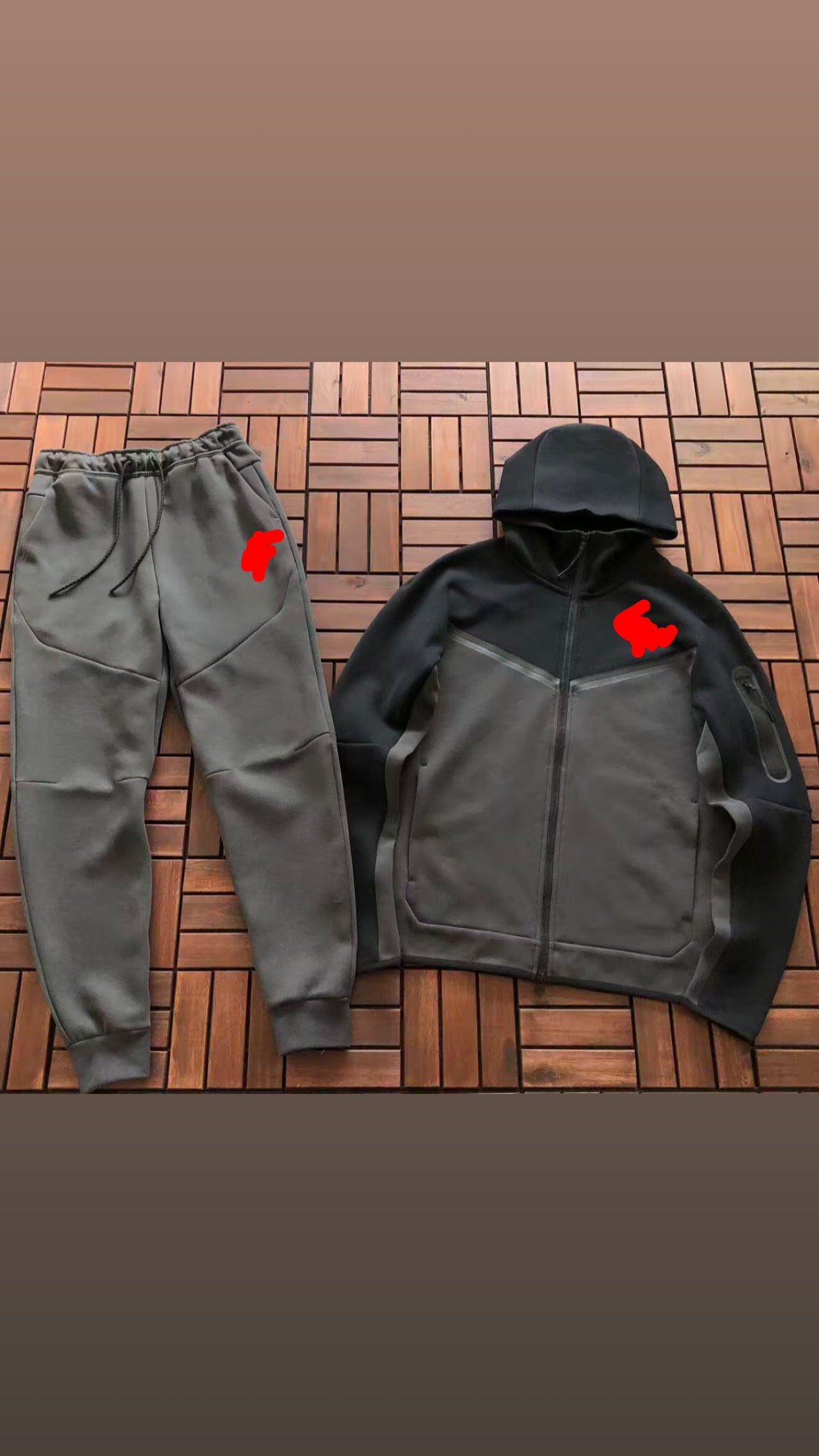 2020 black + dark gray orange label TF style